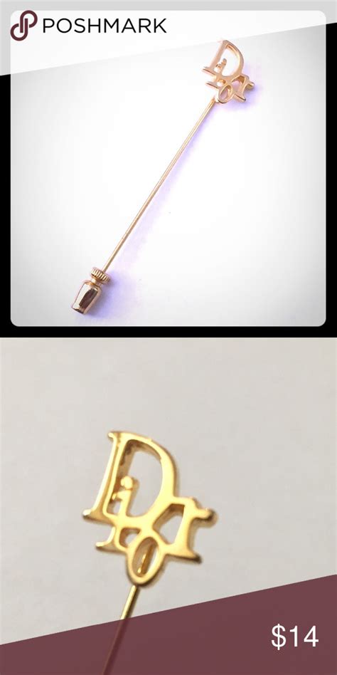 dior gold stick pin|Christian Dior Stick Pin .